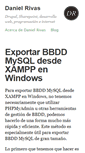 Mobile Screenshot of danielrivas.es